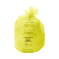 Yellow Clinical Waste Sack 8kg