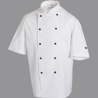 AFD Chef Jacket White, Stud Button 2XL(Cool Panel)