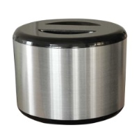 Brushed Aluminium Effect Ice bucket 10L