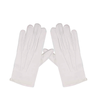 Shield Warm Plate Serving Gloves Nylon White 