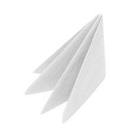3 Ply 40cm  Dinner Napkin 8-Fold White    (32110) 