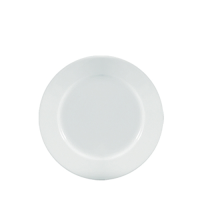 Anton Black Winged Plate (9") 23cm White