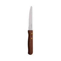 Large 25cm Wooden Handle Steak Knife