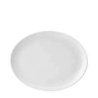 Pure White Oval Plate 30cm (12")