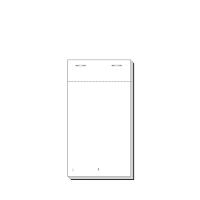 Duplicate Check Pad -(Pad15) 76x140mm (50 copies)