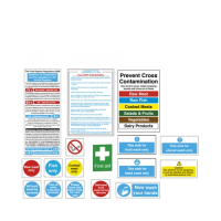 Senior Health & Safety Catering Sign Pack (17) 