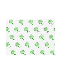 350x225mm Green Tree Greaseproof Sheet 