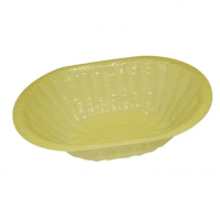 Oval Poly Chicken Basket 235x160x65mm Champagne