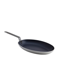 Genware Oval Fish Pan 36cm Teflon Plus