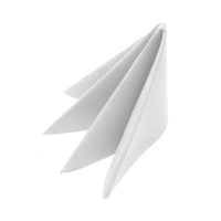 2 Ply 40cm Dinner Napkin 8-Fold White     (32042)