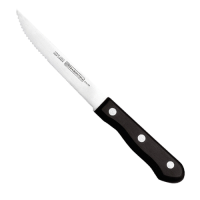 Tramontina 22cm Steak Knife 3 Stud Black Handle