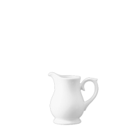 Plain White Sandringham Jug/Creamer 0.5pt