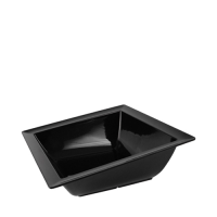 Angled Dover Bowl Melamine 375 x 375 x 140mm Black