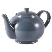 Genware Porcelain Teapot 45cl 15.75oz Grey