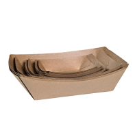 Ecocraft Brown Food Tray 100ml 120x85x20mm