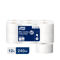 Tork 1 Ply Mini Jumbo Toilet Roll 59mm / 240m