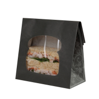 Elegance Black Sandwich Bag 155x72x220mm