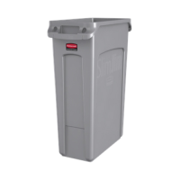 Slim Jim Grey Bin 60.5Ltr