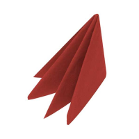 3 Ply 40cm Dinner Napkin Red