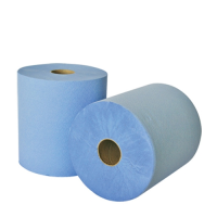 Leonardo 2 Ply Roll Towel Blue 175m