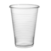 Non Vending Plastic Drinking Cup Clear 20cl