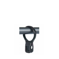 Black Plastic Security Hanger Rings Clip On