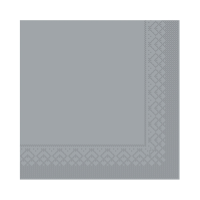 3 Ply 40cm Dinner Napkin Grey