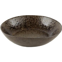 Black ironstone Pasta Bowl 23cm