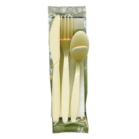 Plastic 4 in 1 Premium Cutlery Meal Pack 