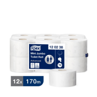 Tork 2 Ply Mini Jumbo Toilet Roll 59mm/170m