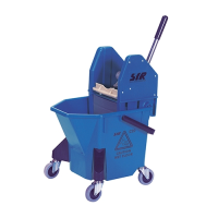 Traditional Combo Bucket & Wringer 20ltr - Blue 