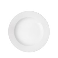 Pure White Wide Rim Plate 27cm (10.6") 