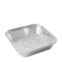 Square Foil Container 239x239x50mm 9x9"