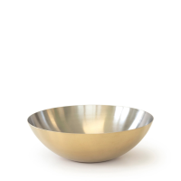 Tilt Brushed Brass Bowl Medium 250x85mm 9.8"x3.3"