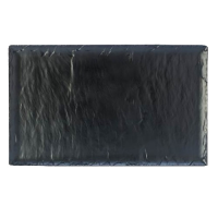 Slate Black Melamine Platter 530x325mm G/N 1/1