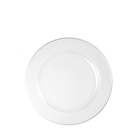 White Profile Plate 9 3/16" (23.4cm)