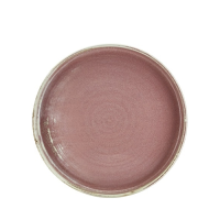 Terra Porcelain Rose Presentation Plate 10.25" 26c