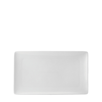 Pure White Rect. Plate 35x21cm (13.75x8.25")