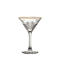 Timeless Vintage Martini Gold Rim 8oz (23cl)