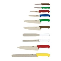 10 Piece Colour Coded Knife Set with Knife Case