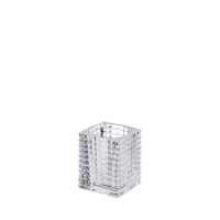 ReLight? Glass Candle Holder Square Ribbed 