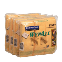 Wypall Microfibre Folded Cloth Yellow 40x40cm