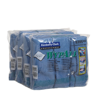 Wypall Microfibre Folded Cloth 40x40cm Blue