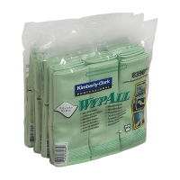 Wypall Microfibre Folded Cloth 40x40cm Green