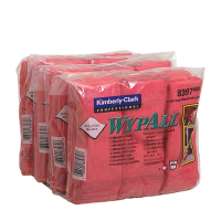 Wypall Microfibre Folded Cloth 40x40cm Red