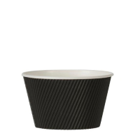 Ripple Pot Black 16oz Pasta Pot Squat