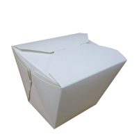 Square Noodle Oriental Box White 118x97x92mm