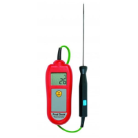 Food Check Digital Thermometer Inc Probe Red