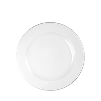 White Profile Plate 10.25" 26.1cm