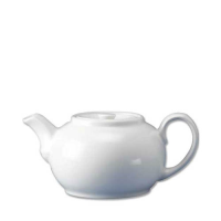 Plain White Nova Teapot 15oz 42cl